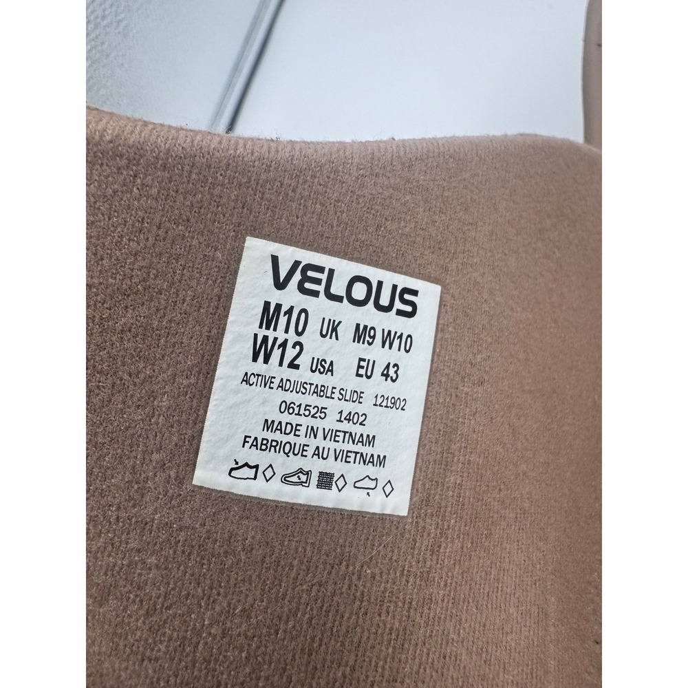 Velous Active Adjustable Slide Brown Men 10 W 12 Tri-Motion Recovery Sandal NWOT - Picture 6 of 10